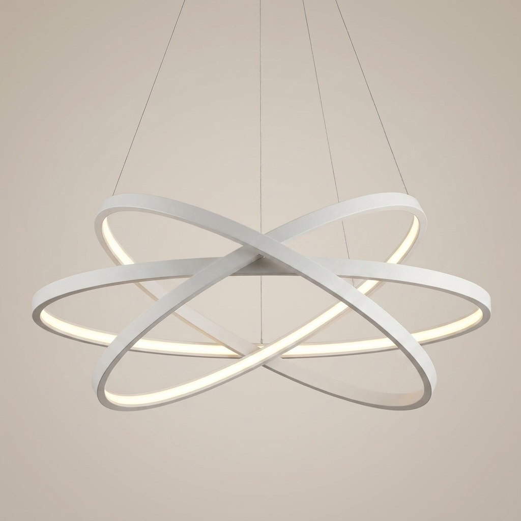 Lustre LED Albe – Elegante si Versatile pentru Orice Interior
