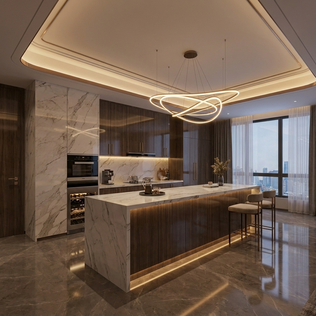 Lustre LED Bucatarie – Iluminat Functional cu Design Modern