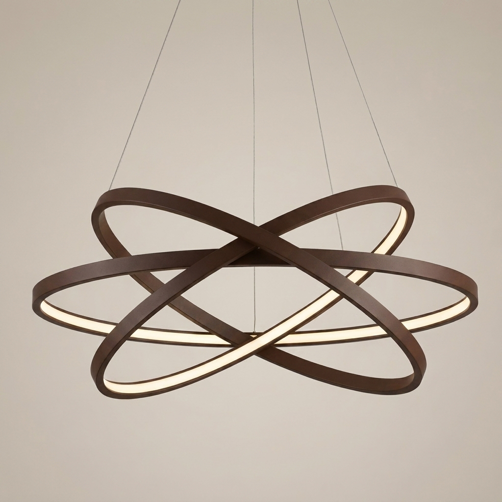 Lustre LED Maro – Finisaje Calde pentru Amenajari Rustice si Moderne