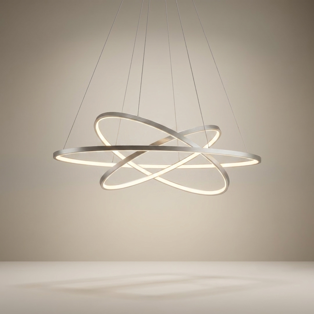 Lustre LED Ovale – Design Elegant si Distinctiv
