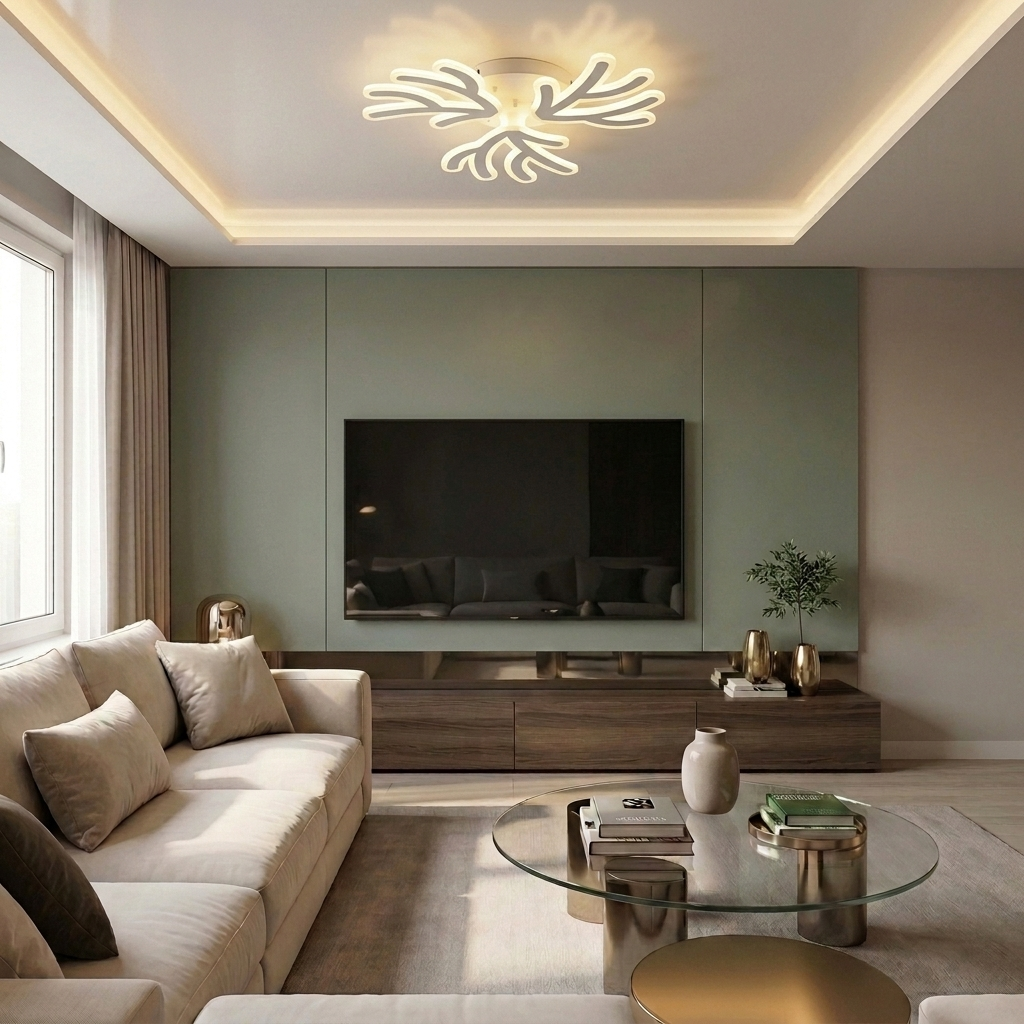 Lustră LED rotunda 150W alba - lustre-led.ro