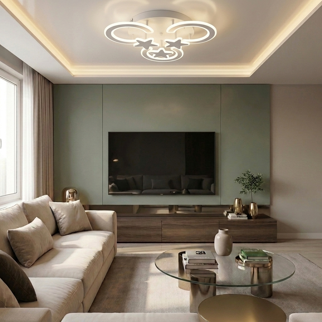 Lustră LED rotunda 126W alba - lustre-led.ro