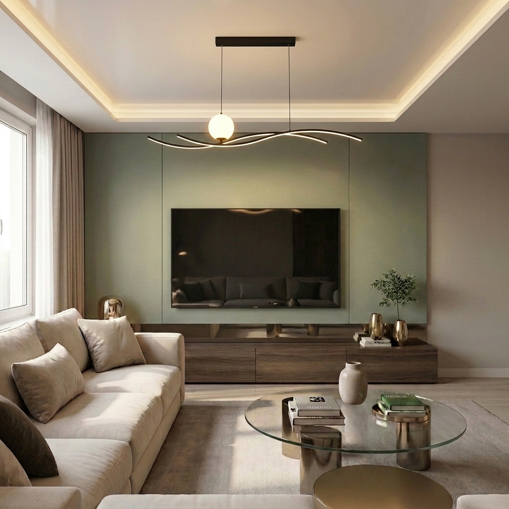 Lustră LED liniara 101W neagra - lustre-led.ro