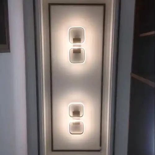 Lustra LED cu telecomanda, neagra, liniara, 48W, trei tipuri de lumina calda/naturala/rece, dimabila, 43x9x20cm, aplicata, moderna 2903